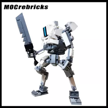 Серия Mecha, маленький Ронин, модель робота MOC, конструктор «сделай сам», Детский конструктор, сборная развивающая головоломка, игрушки, рождественские подарки