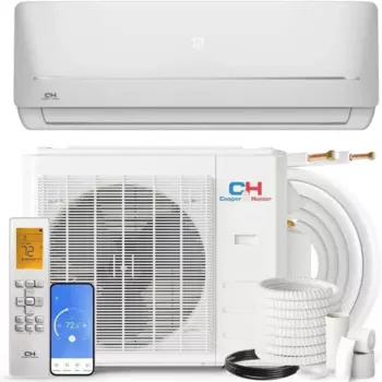 Серия MIA, мини-сплит-кондиционер и обогреватель, 9000 BTU, 115 В, 21,5 настенная система инвертора без каналов