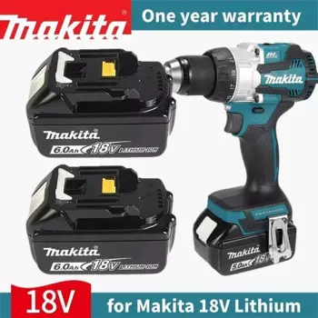 Сертифицированный 3C аккумулятор Makita 18 В, 6 Ач/5 Ач для замены литиевой батареи Makita Power Tools 18 В BL1830B BL1850B BL1860B BL1815