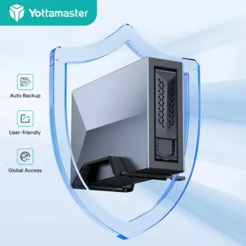 Сервер Yottamaster NAS частное Облачное семейное хранилище HDD/SSD сетевое устройство хранения с удаленным доступом автоматическое резервное бездисковое хранилище NAS