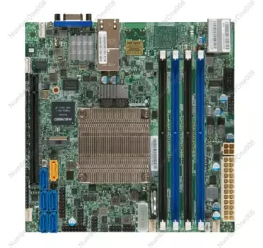 Серверная материнская плата ITX X10SDV-4C-TLN2F, двойной 10-гигабитный Ethernet-порт XEON D1521, Qunhui NAS