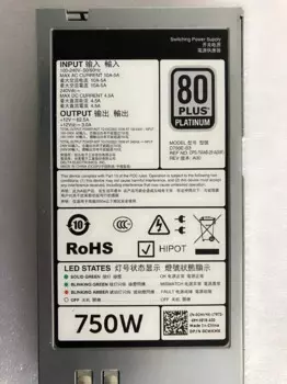 Серверный блок питания 0CWKMX R720 R620 T420 750 Вт