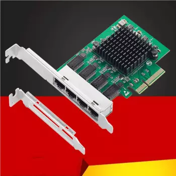 Сетевая карта PCI Express 10/100 Мбит/с, четырехъядерный гигабитный Ethernet-адаптер Lan RJ45 NIC Realtek RTL8111H для Lenovo M720Q M920X P330