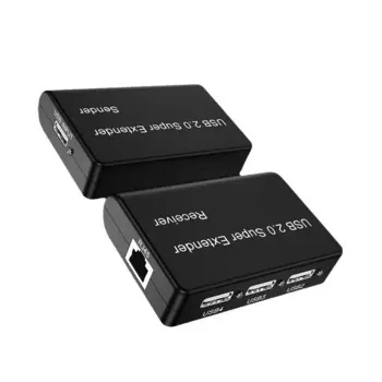 Сетевой удлинитель кабеля USB 2,0 с 4 портами, 100 м