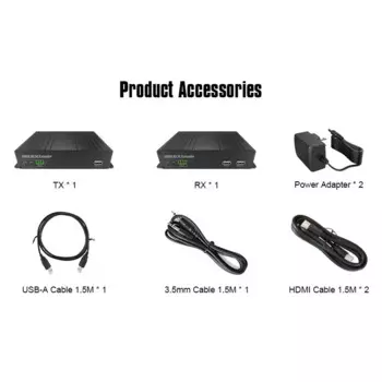 Сетевой удлинитель KVM HD 200 K, 1004 м, через Cat6 Rj45 Ethernet, для мыши, клавиатуры, локального выхода, PS4, ПК, ТВ