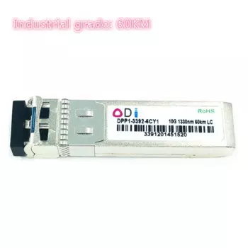 SFP 10G LC 60 км, двойной оптоволоконный sfp 1310 нм + 60 км, совместимый с cisco промышленный класс SFP + трансивер промышленного класса-40-85 по Цельсию