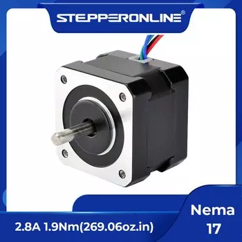 Шаговый двигатель STEPPERONLINE Nema 17 42x34 мм 1,8 градуса