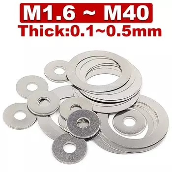 Шайбы из нержавеющей стали 304 M2~M40