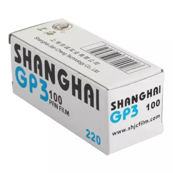 Shanghai GP3 220 черно-белая рулонная пленка ISO 100 B/W отрицательный 09-2025