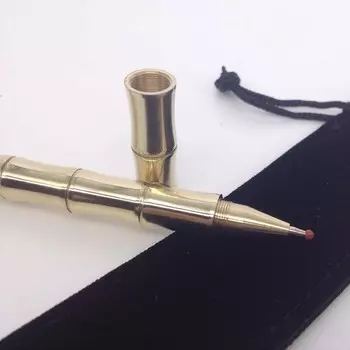 Шариковая ручка umfinger классическая матовая золотистая