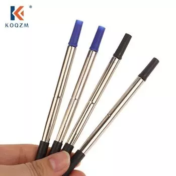 Шариковые ручки KOQZM 2 шт., черные/синие, 0,5/0,7 мм