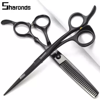 SHARONDS 440C японские стальные парикмахерские профессиональные ножницы парикмахерские машинки для стрижки эксклюзивные парикмахерские ножницы набор ножниц для волос