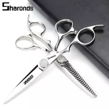SHARONDS 6-дюймовые японские парикмахерские ножницы из стали 440C, специальные машинки для стрижки волос, инструменты для стрижки волос