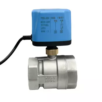Шаровой кран DN15 DN20, DN25, DN32, DN40, DN50, 304, из нержавеющей стали, нормально закрытый, электрический, 2 провода, моторизованный шаровой кран