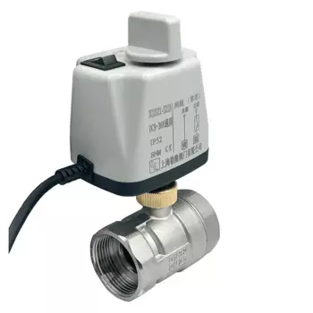 Электрошаровой кран из нержавеющей стали 1/2"-2"