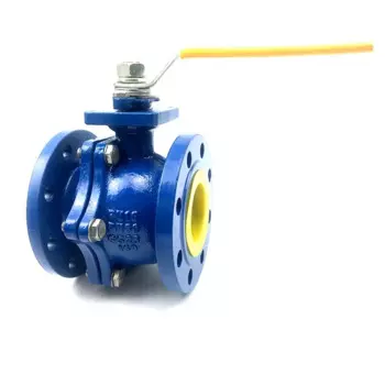 Шаровой кран PN16 100 мм с ручным фланцем