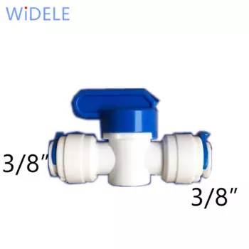 Шаровой кран с прямым внешним диаметром WiDELE, быстроразъемный фитинг 3/8 дюйма на 3/8 дюйма, шаровой кран с отдачей внешнего диаметра