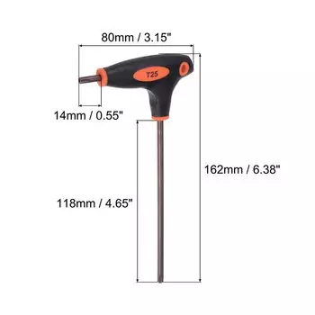 Шестигранные ключи UXCELL T20/T25/T50/T27/T15/T10