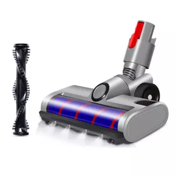 Щетка для вакуумных насадок для пылесоса серии Dyson V7 V8 V10 V11 V15 с фарой, для ковров из твердой древесины