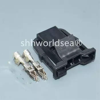 Shhworldsea 2 контакта, применим к автомобильной беспроводной радиоприемнике, 2 иглы 2 P 1J0 972 923 1J0972923