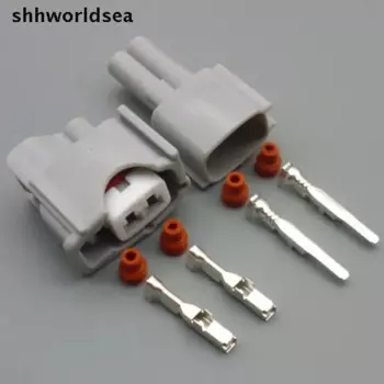 Shhworldsea 2-полосный 2-контактный 2,2 мм автомобильный разъем форсунки для форсунки метанола ремонтная вилка водонепроницаемая розетка для Toyota Corolla