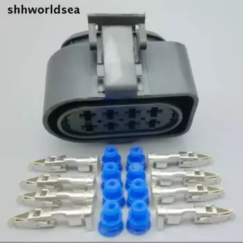 Shhworldsea, 4 комплекта, 8-контактный, 3,5 м, автомобильная вилка, заглушка сопла для распыления топлива, автоматический разъем датчика Common Rail/коленчатого вала 3A0 973 734