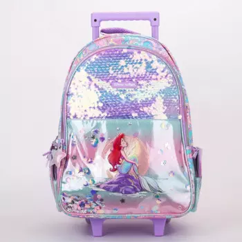 Школьный портфель Smiggle на колесиках для учеников начальной и средней школы, вместительный рюкзак для снижения нагрузки, детские подарки