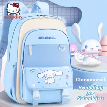 Школьный ранец Miniso Kuromi для девочек 3-6 классов, мультяшный рюкзак для учеников, Детские милые подарочные сумки для книг