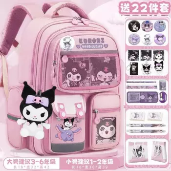 Школьный ранец Sanrio Clow M для студентов, легкий вместительный Детский рюкзак с мультяшным рисунком для защиты позвоночника