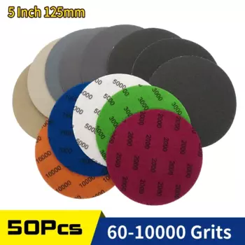 Шлифовальная бумага VIBRATITE 50 шт., 5 дюймов, 60-10000 зернистости