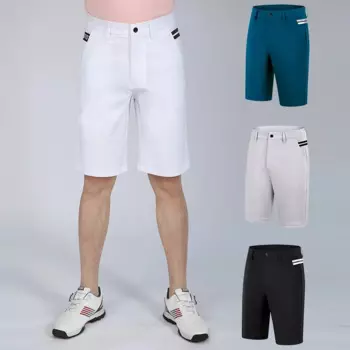 Шорты Golfist мужские для гольфа, эластичный пояс, прямые штаны, на молнии, с карманом сзади, дышащие тонкие брюки, 2XS-4XL