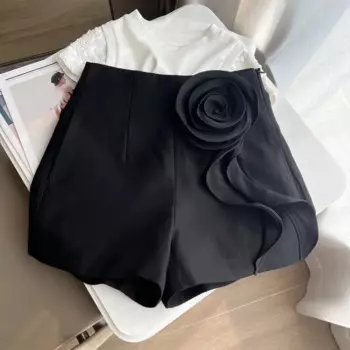 Шорты женские летние с цветочным принтом, 3 цвета
