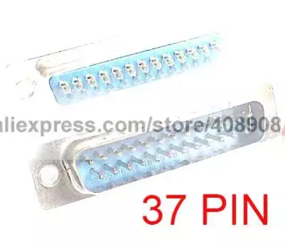 Штепсельная розетка 37 Pin D Sub для пайки ПК, 50 шт.