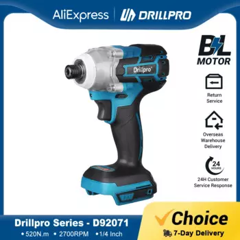 Шуруповерт Drillpro Аккумуляторный ударный, 18 в, 1/4 дюйма