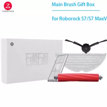 Швабры Roborock S7 S70 S75 S7 Max S7 MaxV с основной боковой щеткой, тряпки с фильтром НЕРА, комплект аксессуаров для робота-пылесоса, подарочная коробка