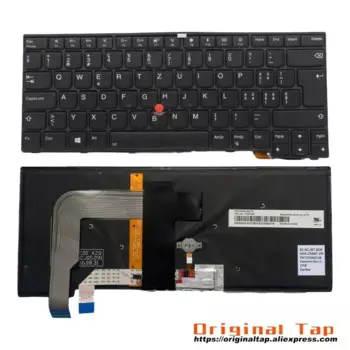 Швейцарская клавиатура с подсветкой SWS для Lenovo Thinkpad T470p 01EP454 01EP495