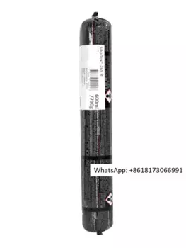 Sikaflex 265R полиуретановый уплотнительный структурный клей для автомобильного стекла с эластичным наполнением, 600 мл черный