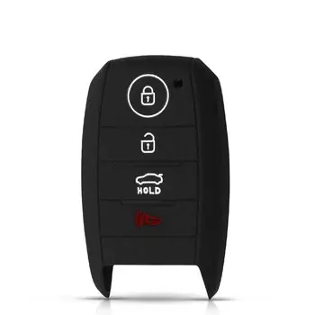 Силиконовый чехол для ключей KEYYOU, умный чехол для Kia Sorento Optima Forte Koup Soul Niro 2014 2015 2016, защитный чехол с 4 кнопками