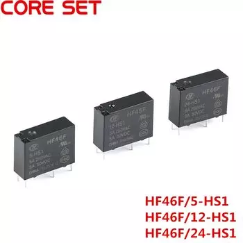 Силовые реле Your Cee HF46F 5/12/24-HS1 5 шт.