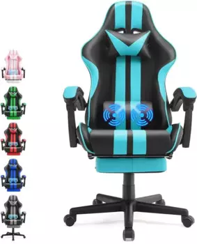 Синее игровое кресло Майами, игровое кресло, игровые компьютеры