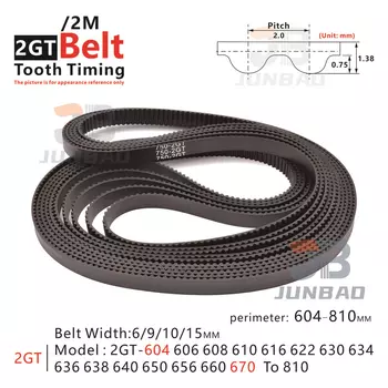 Ремень ГРМ 2GT/G2M 622-1050 мм