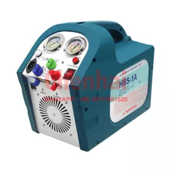 Синий безмасляный компрессор Aircon, 1HP R134A, машина для восстановления хладагента