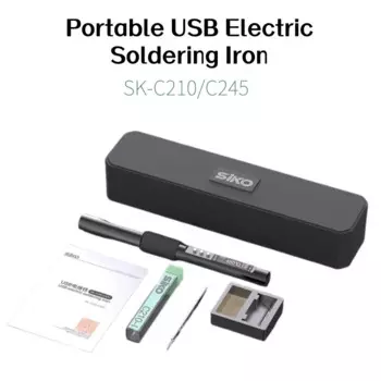 SK-210 100 Вт 210/245 Электрический паяльник USB LED Цифровая паяльная ручка C210 Паяльная станция Быстрая зарядка Сварочный инструмент