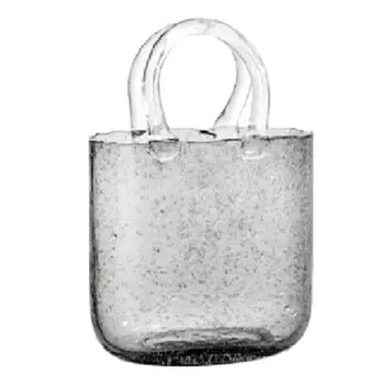 Скандинавская стеклянная аквариумная стеклянная ваза, прозрачная сумка, ваза для гидропоники с цветочным расположением, украшение для стола, прочная стеклянная ваза