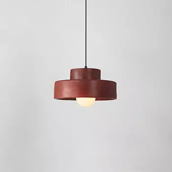 Скандинавский Ностальгический обеденный стол Wabi Sabi, креативный стильный светильник в виде шляпы для помещений, Подвесная лампа в стиле ретро для спальни, фойе, ванной комнаты