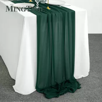 Скатерть-дорожка MINGTIME синяя из полиэстера