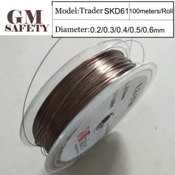 SKD61 100 метров в рулоне Катушка Проволока для лазерной сварки Trader SKD61 наполнитель для металла сварочный электрод (0,2/0,3/0,4/0,5/0,6 мм)
