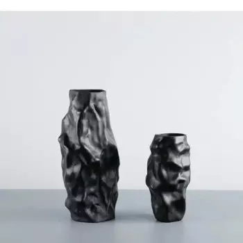 Складки, ваза из смолы, украшение стола, цветочные горшки, декоративная цветочная композиция, современный домашний декор, поделки, цветочные вазы