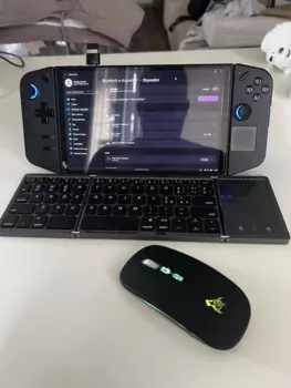 Складная Беспроводная портативная клавиатура LEGION Go с тачпадом, перезаряжаемая многофункциональная маленькая клавиатура для аксессуаров LEGION Go