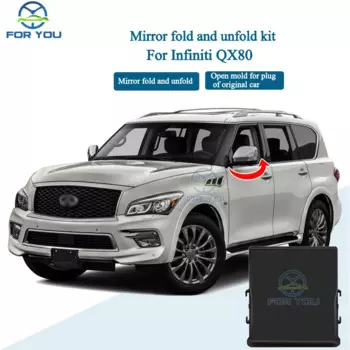 Складное Автомобильное зеркало заднего вида FORYOU, складной модуль для Infiniti QX80